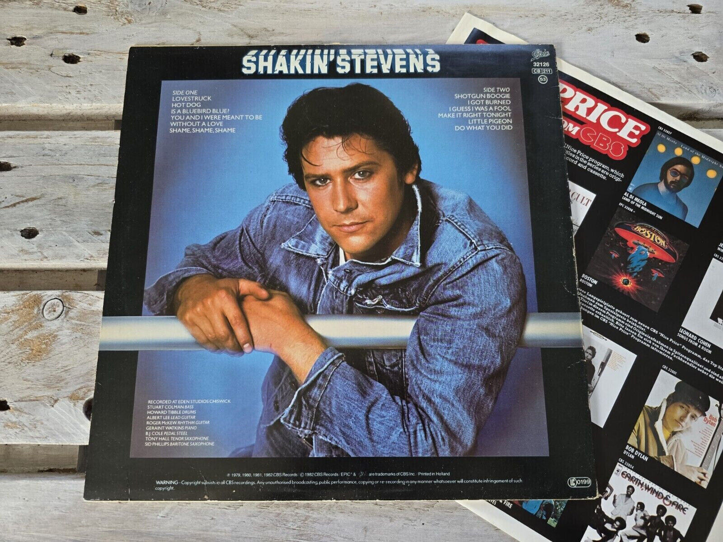 Shakin Stevens - Hot Dog 12" LP Vinyl 1982
