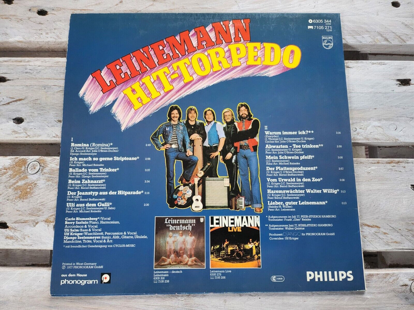 Leinemann - Hit-Torpedo 12" LP Vinyl 1977