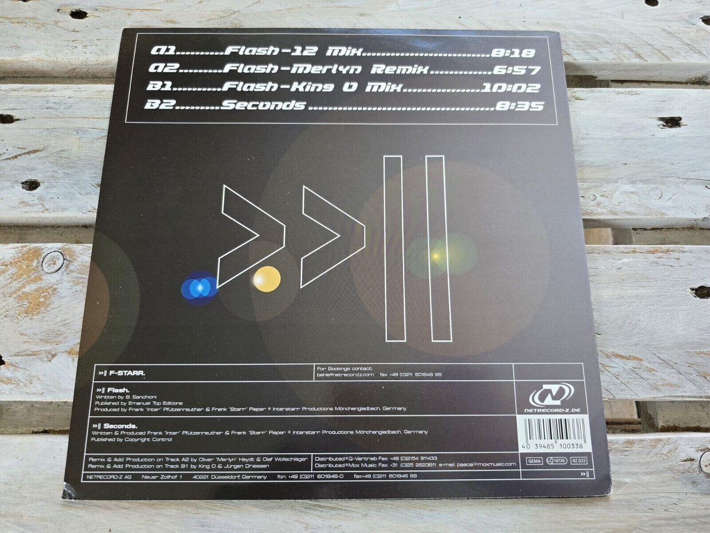 F-Starr - Flash / Seconds 12" Maxi Vinyl