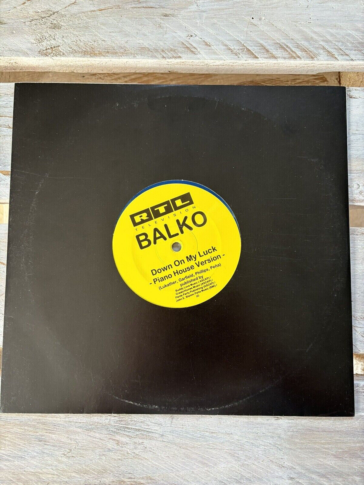 Lukather, Garfield - Balko - Down On My Luck Maxi Blue Vinyl