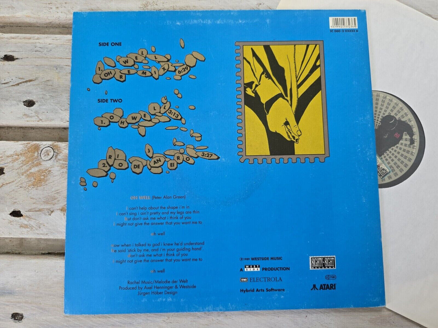 Oh Well - Oh Well Remix 12" Maxi Vinyl Rar 1989