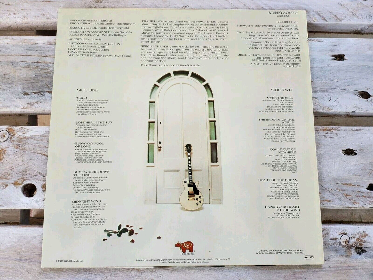John Stewart – Bombs Away Dream Babies 12" LP Vinyl 1979