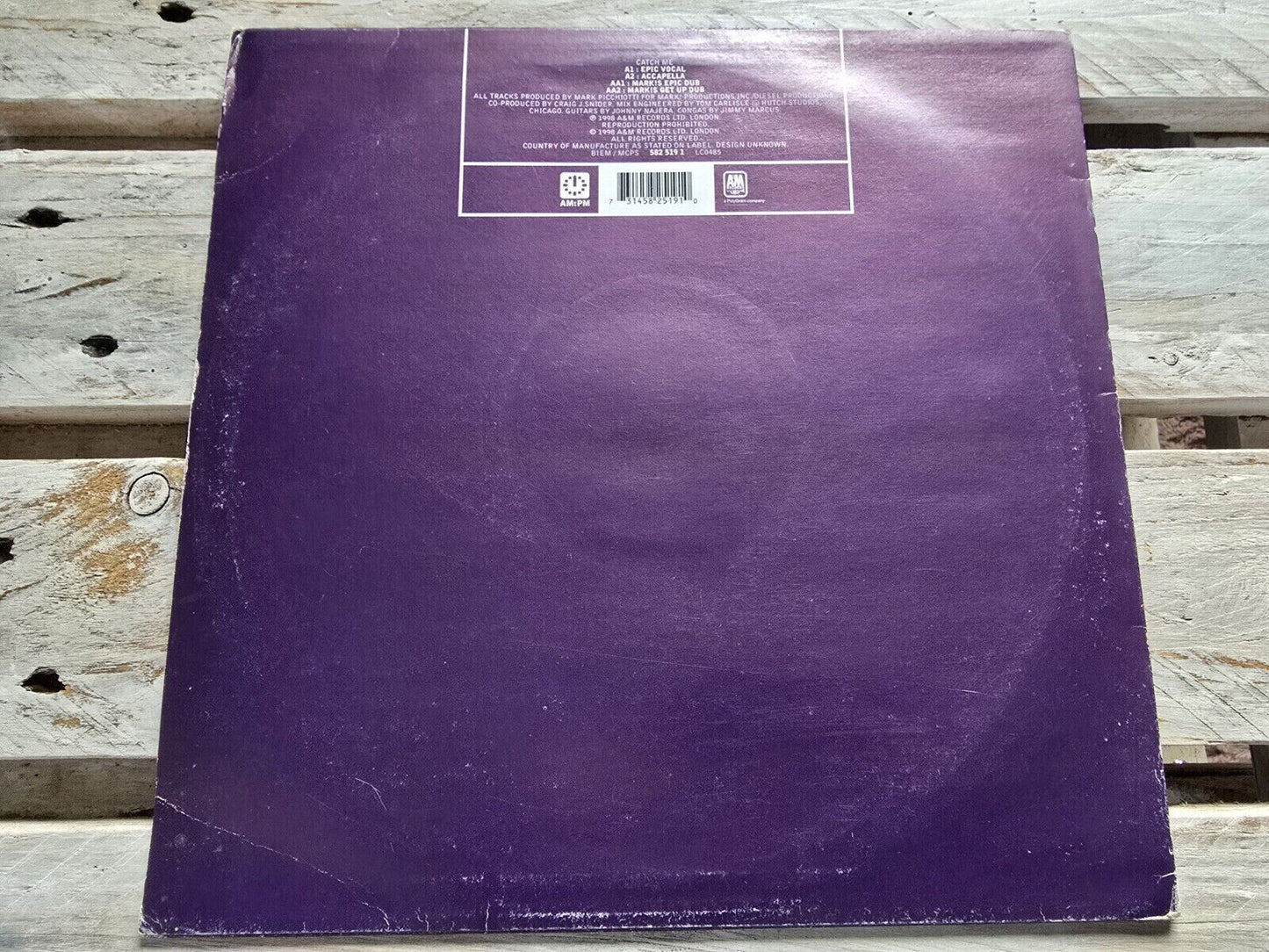 The Absolute - Catch Me 12" Maxi Vinyl 1997
