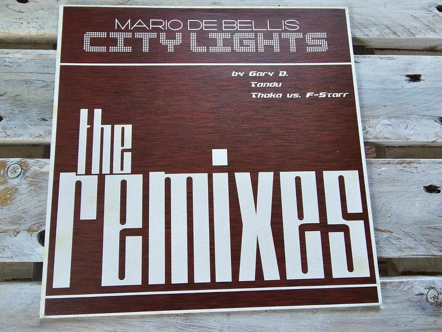 Mario De Bellis - City Lights 12" Maxi Vinyl 2000