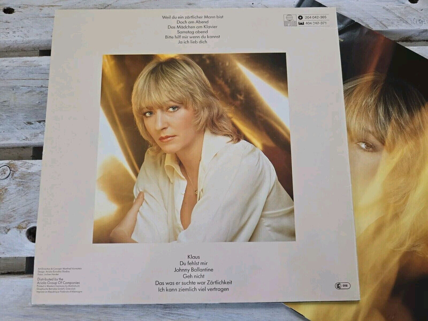 Hanne Haller - Stärker als ich 12" LP Vinyl Original 1981