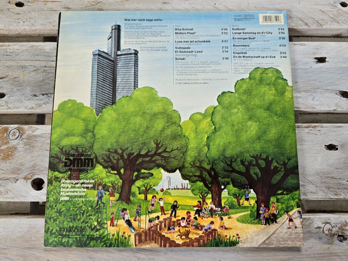 De Bläck Fööss – Links eröm - Rächs eröm 12" LP Vinyl 1977