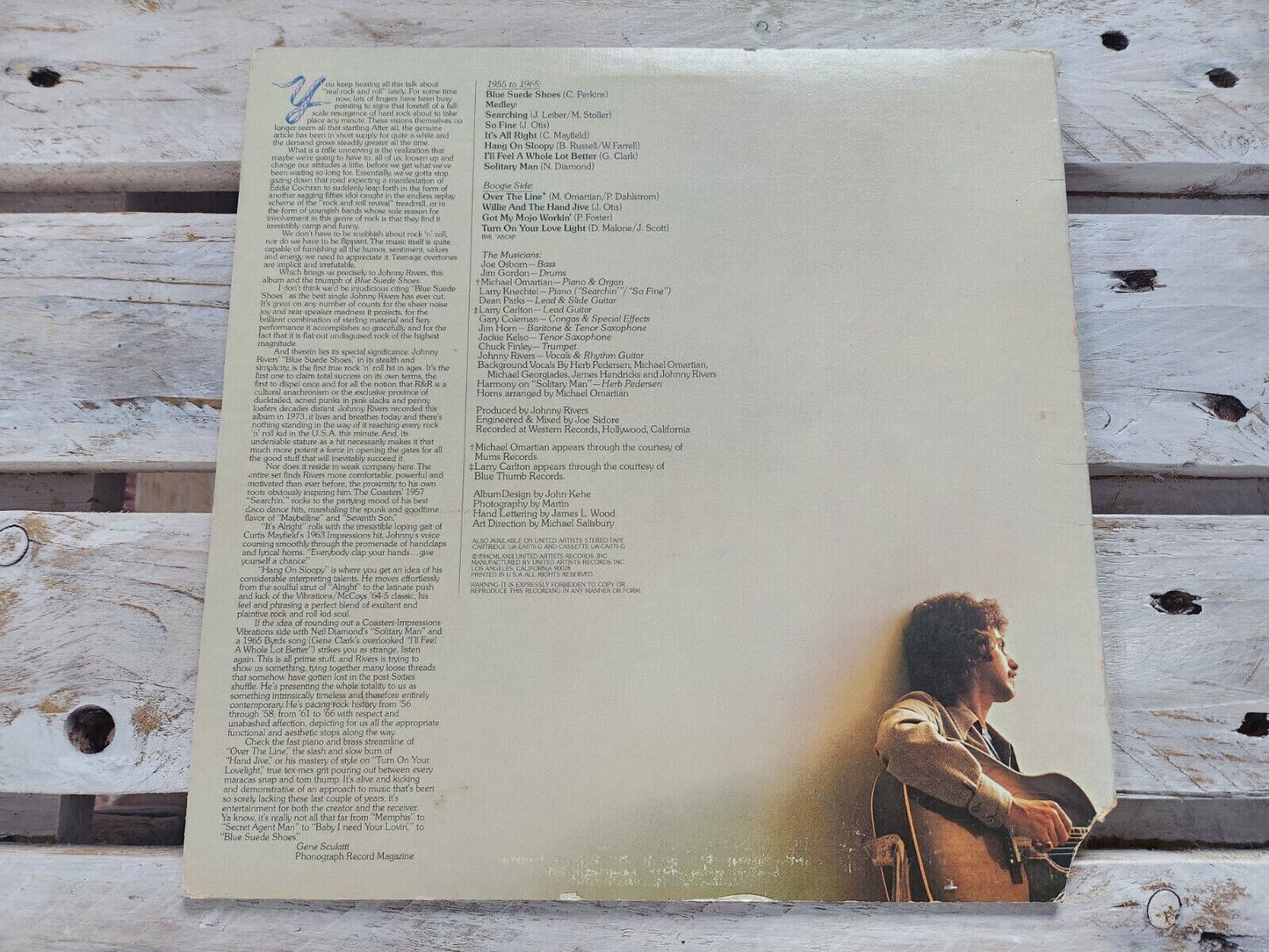 Johnny Rivers - Blue Suede Shoes 12" LP Vinyl US Import 1973