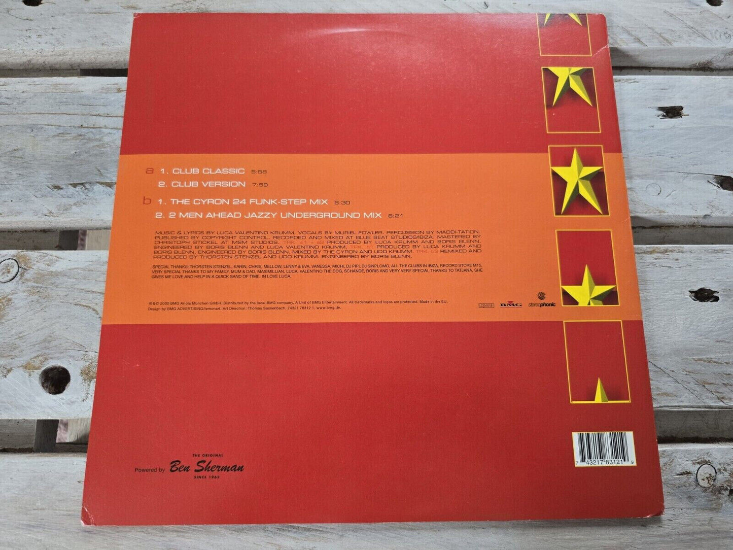 B-U - Summerfire 12" Maxi Vinyl 2000