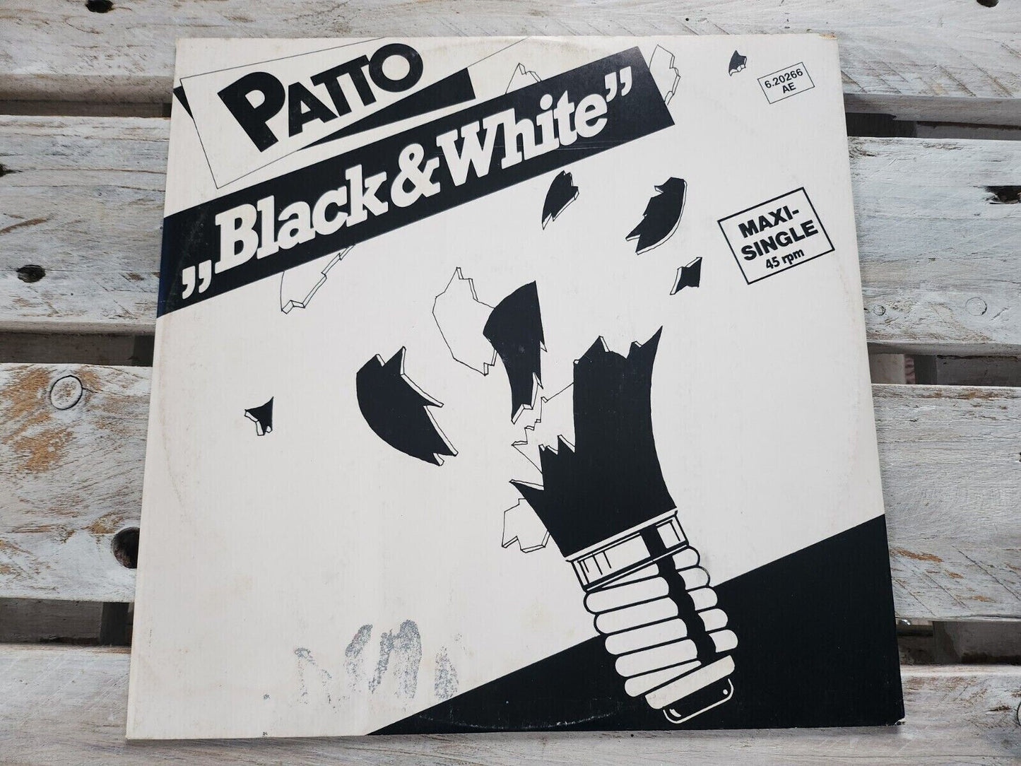 Patto - Black & White 12" Maxi Vinyl 1983