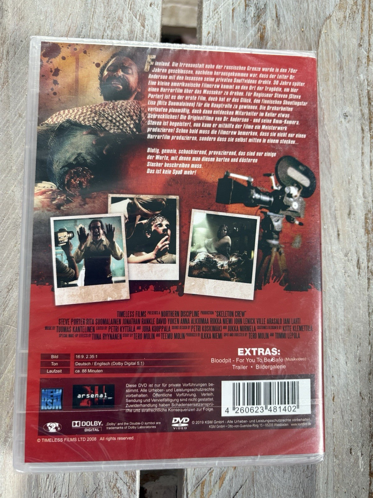 Blood Massacre - Skeleton Crew DVD RAR OOP Neu & OVP FSK18