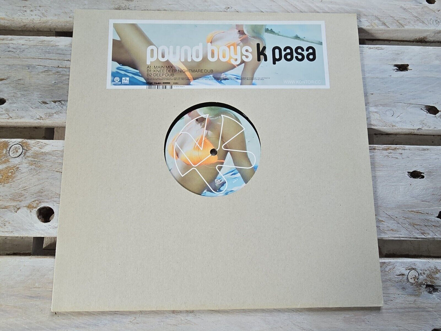 Pound Boys - K Pasa 12" Maxi Vinyl 2001 Kontor