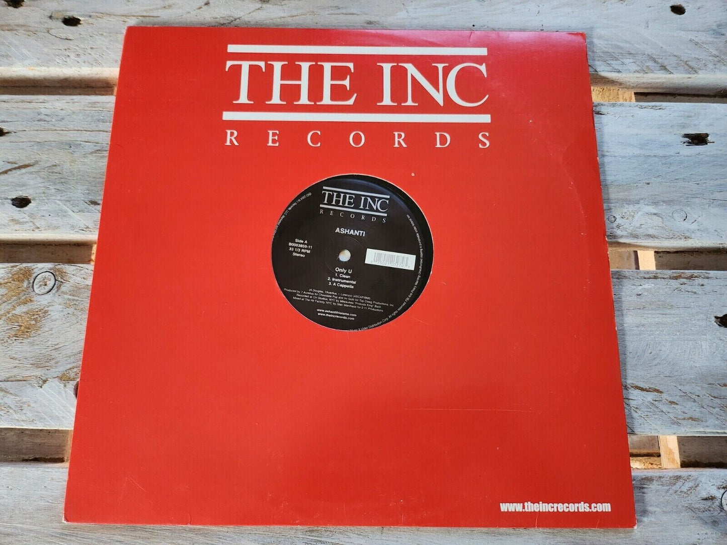 Ashanti - Only U / Turn it Up 12" Maxi Vinyl 2004 US Import
