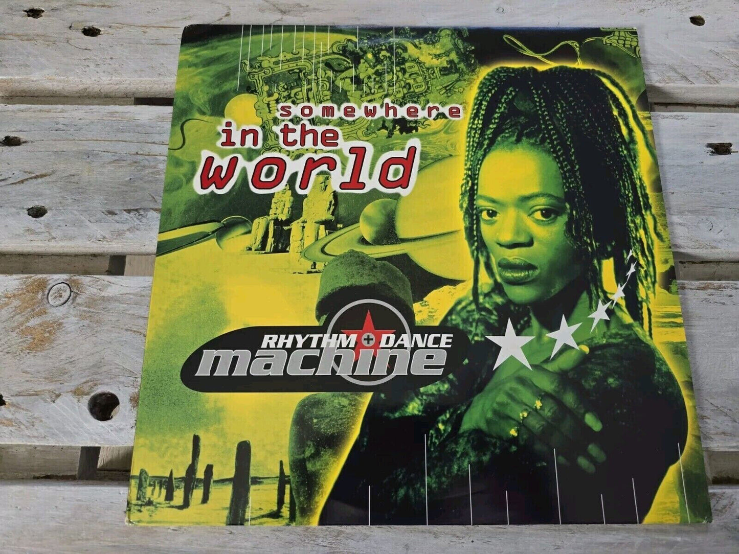 Rhythm + Dance Machine Somewhere in the world 12" Maxi Vinyl 1995