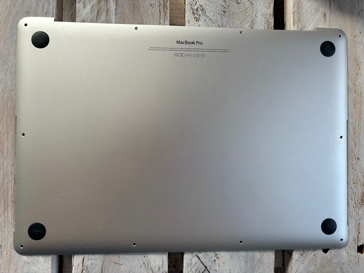 MacBook 15" A1398 Batteriedeckel Abdeckung