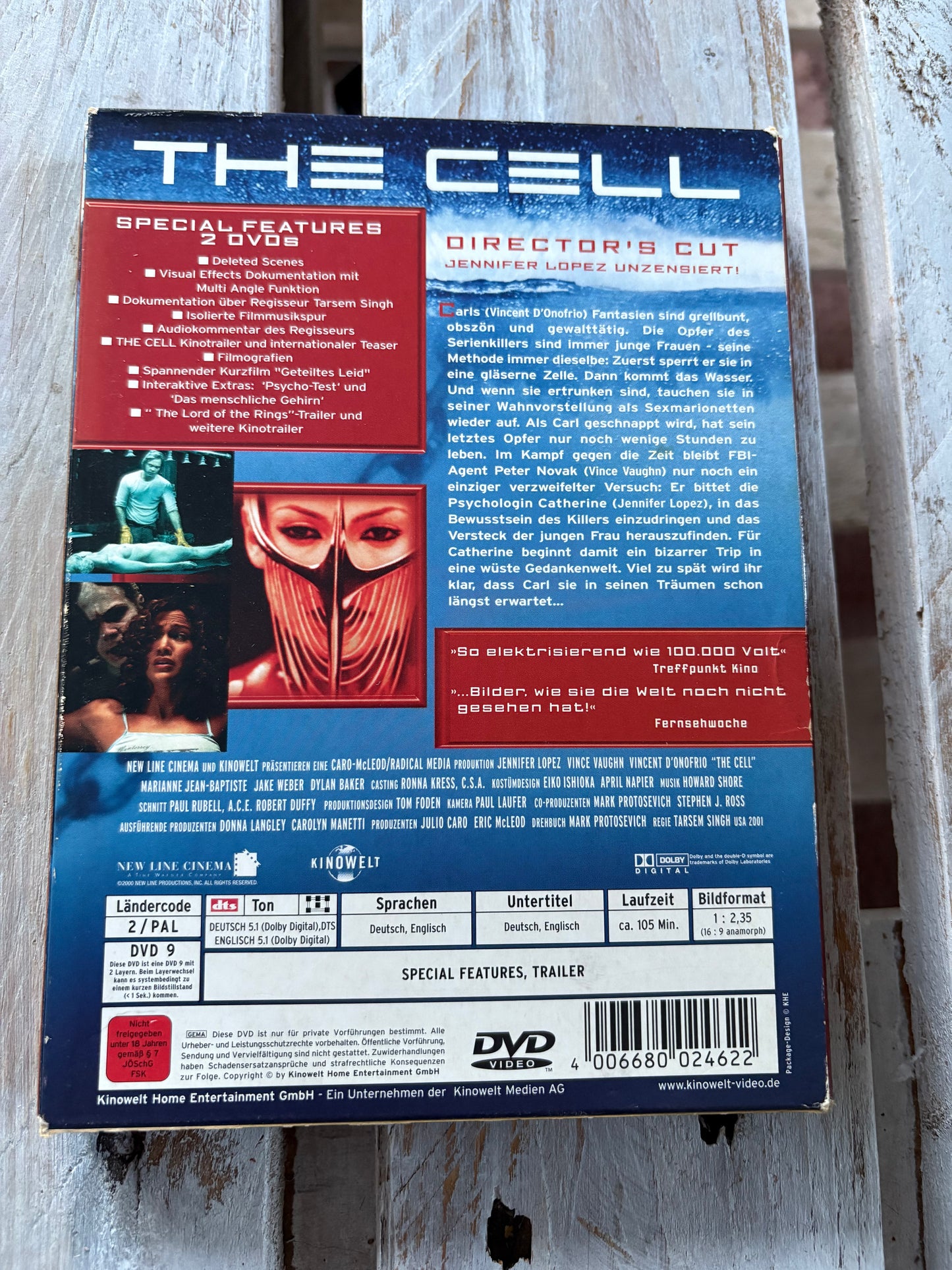 The Cell - Directors Cut 2 DVD FSK 18