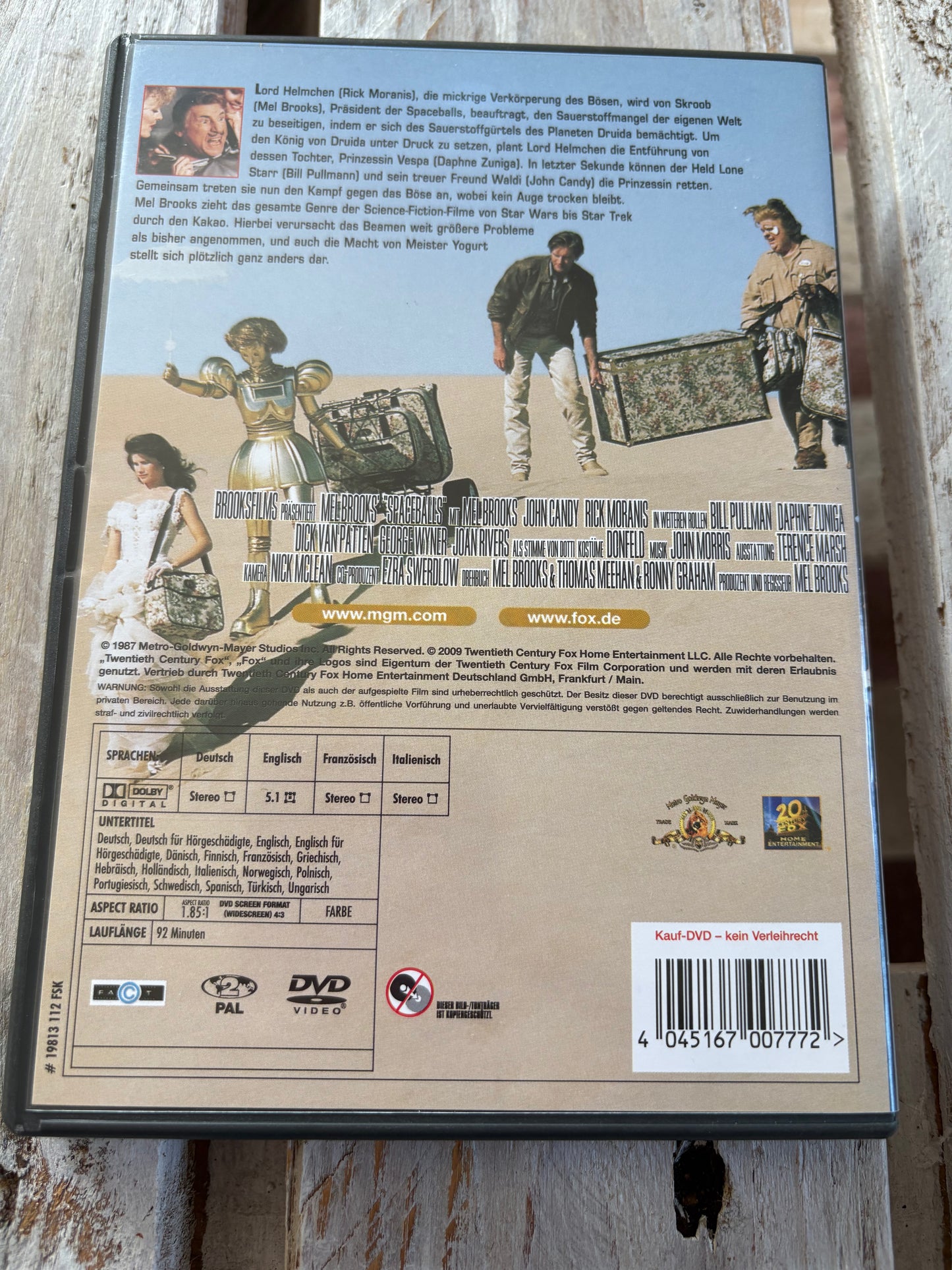 Spaceballs DVD