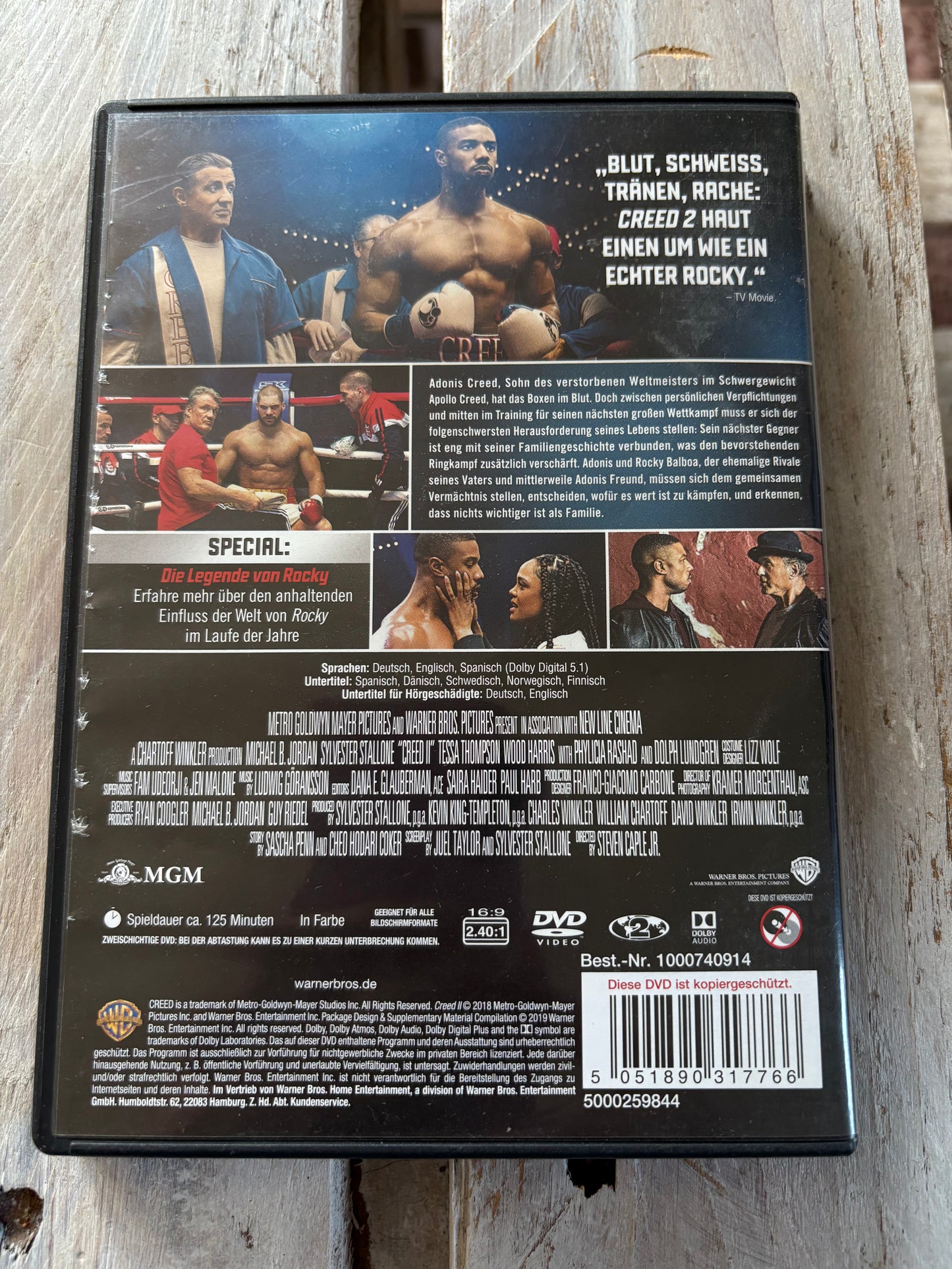 Creed II: Rocky's Legacy DVD