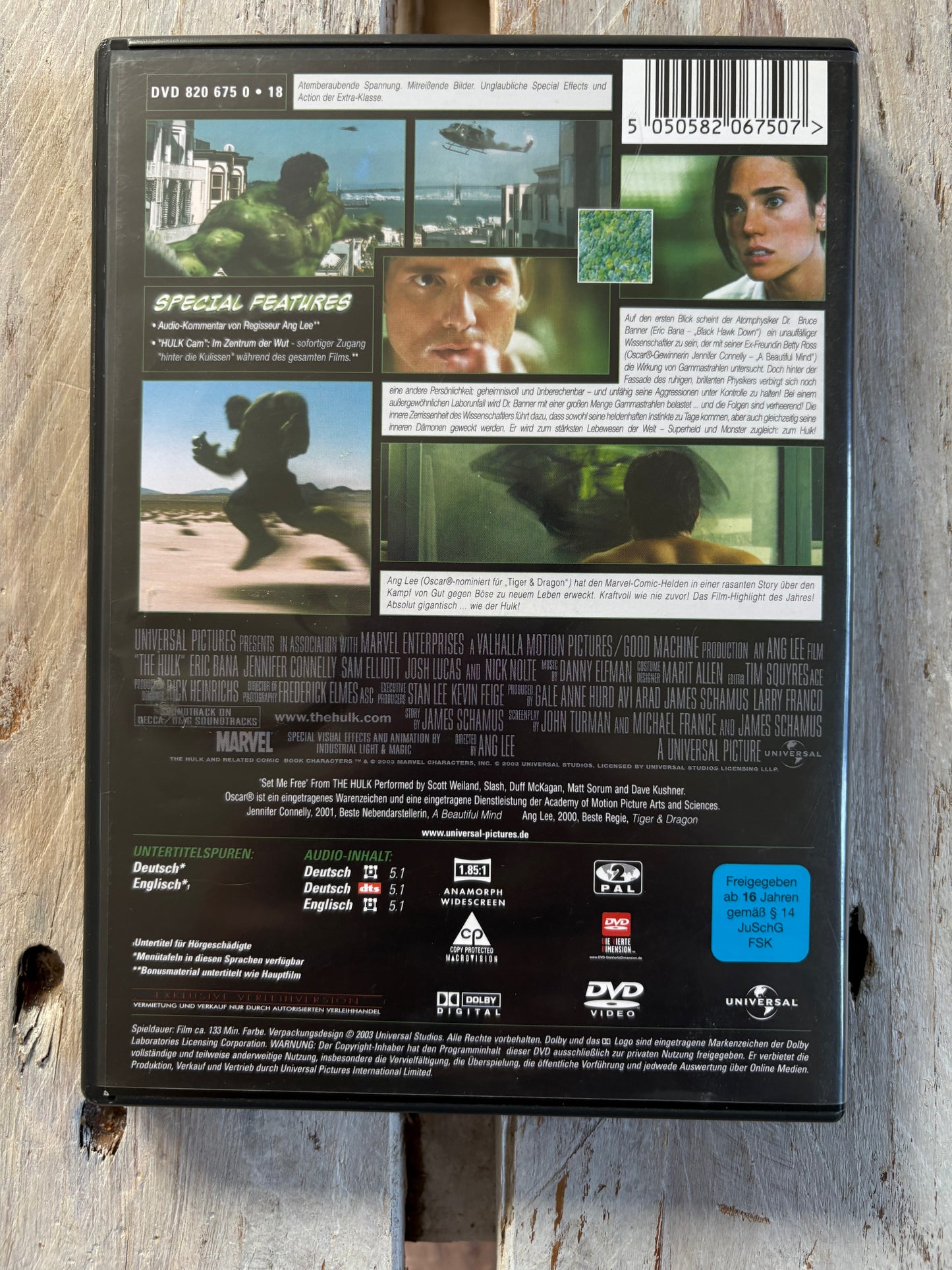 Hulk DVD