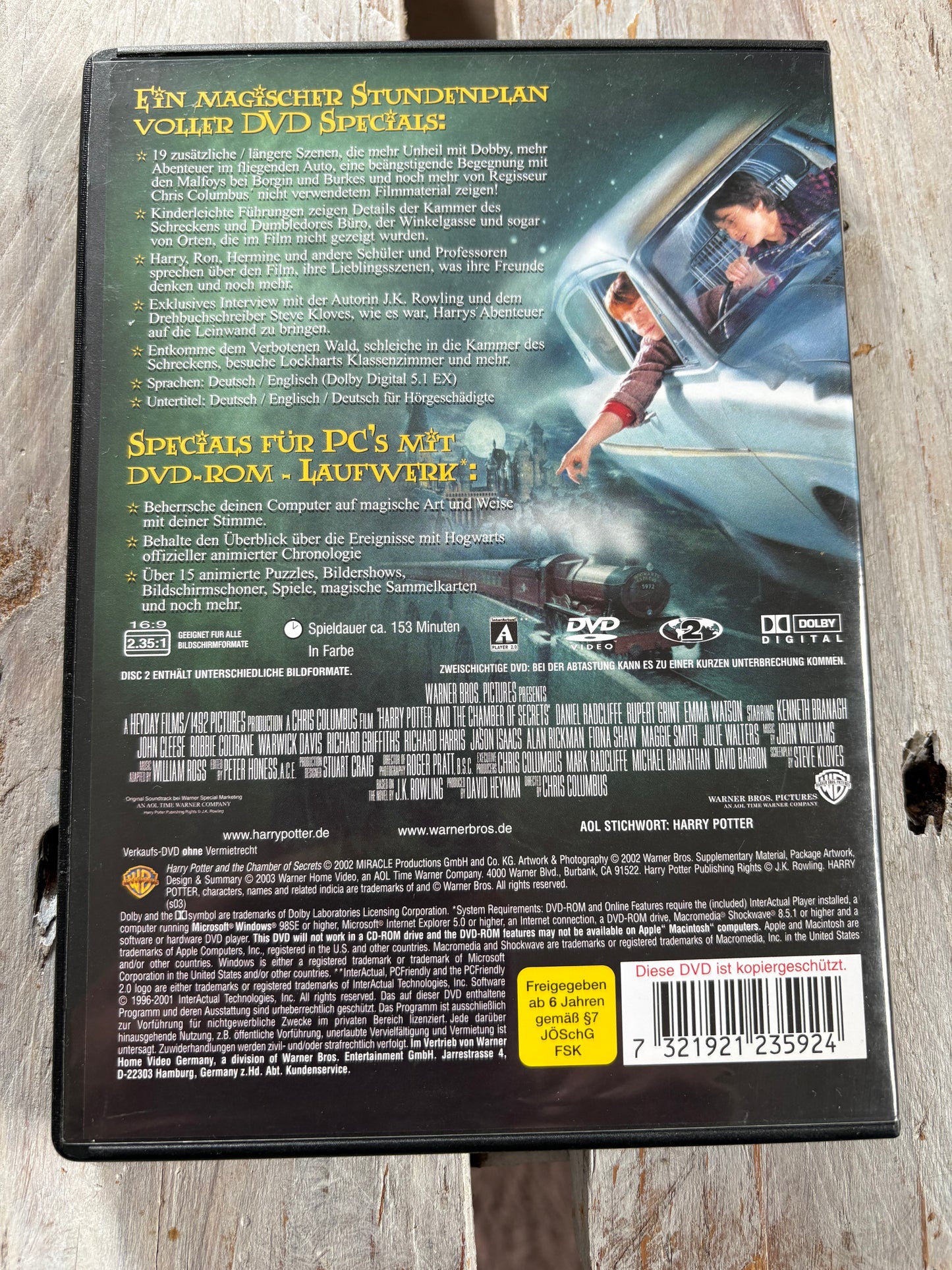 Harry Potter und die Kammer des Schreckens (2 DVD)