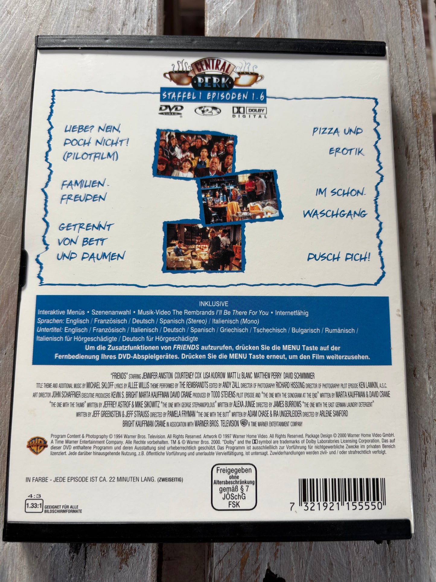 Friends - Staffel 1 / Episode 01-06