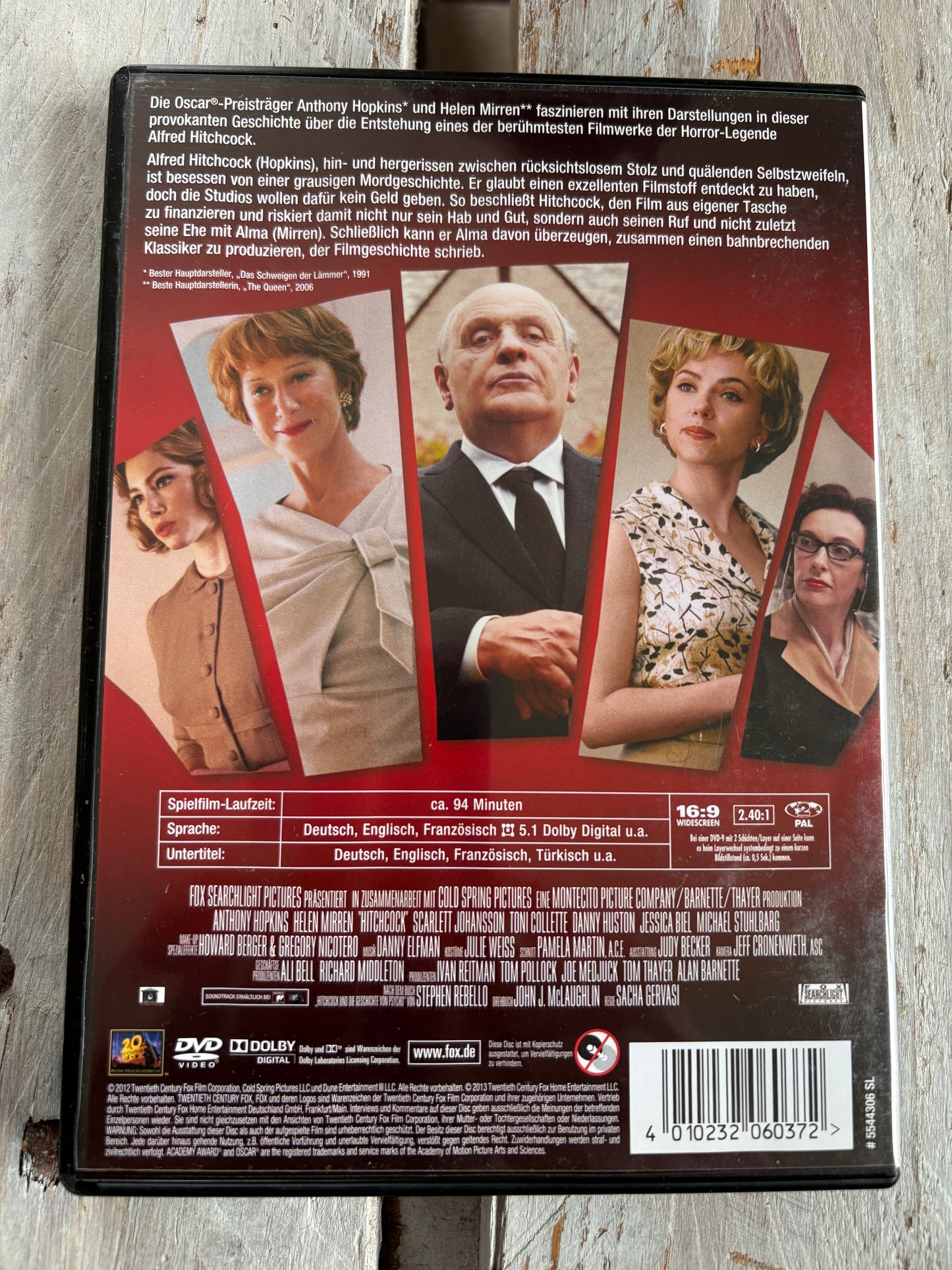 Hitchcock Fiktion. Liebe. Hingabe.