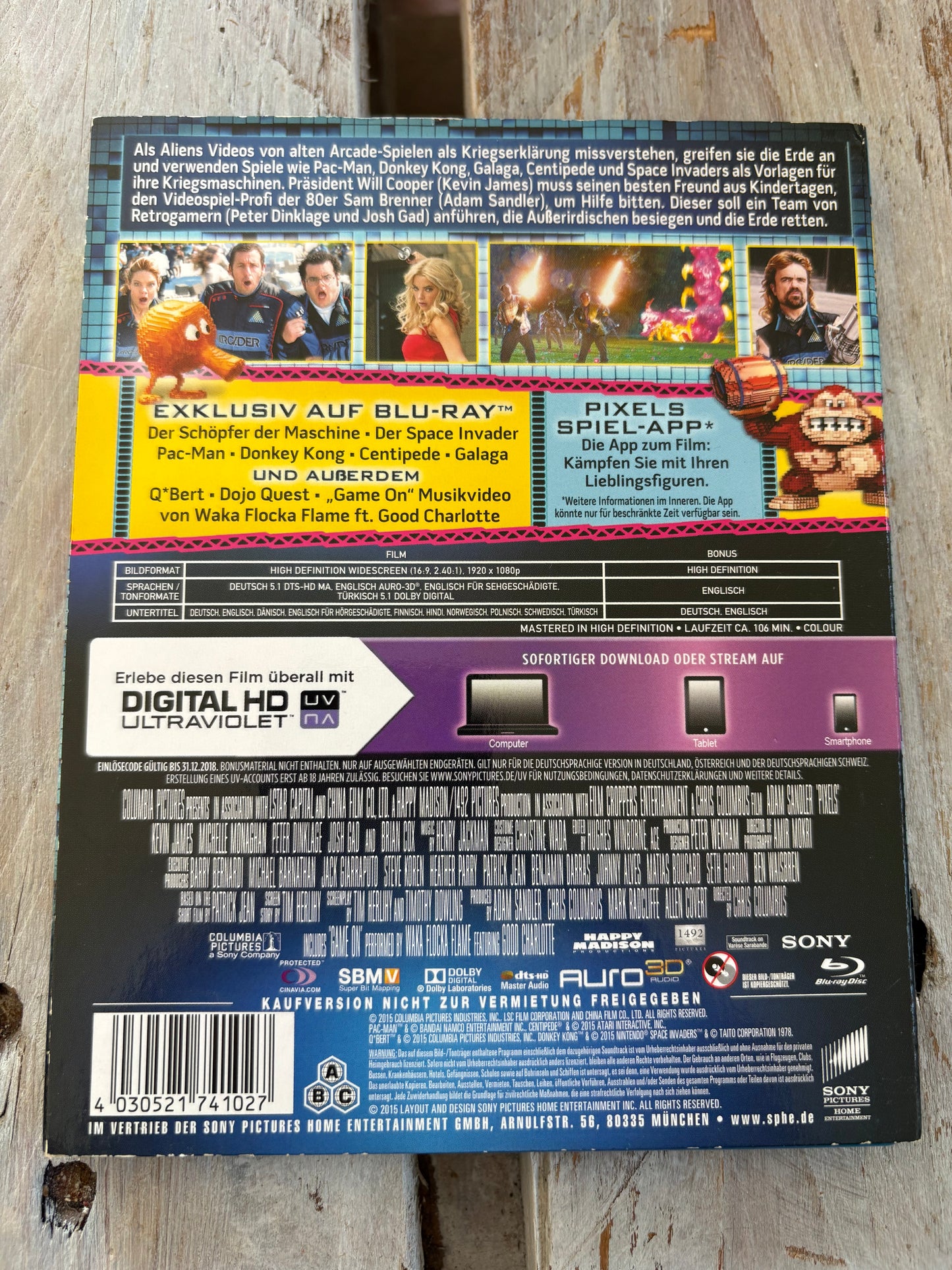 Pixels (Blu-ray)