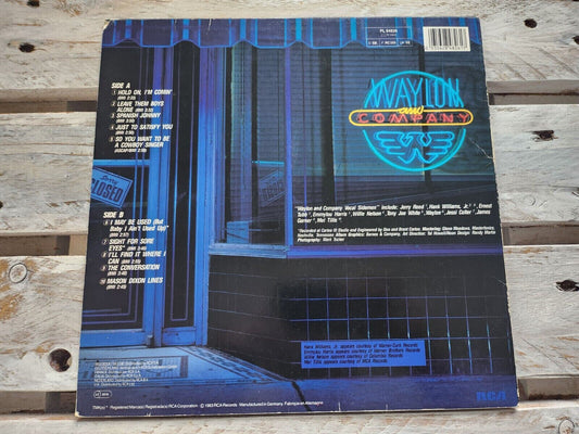 Waylon Jennings - Waylon And Company 12" LP Vinyl 1983