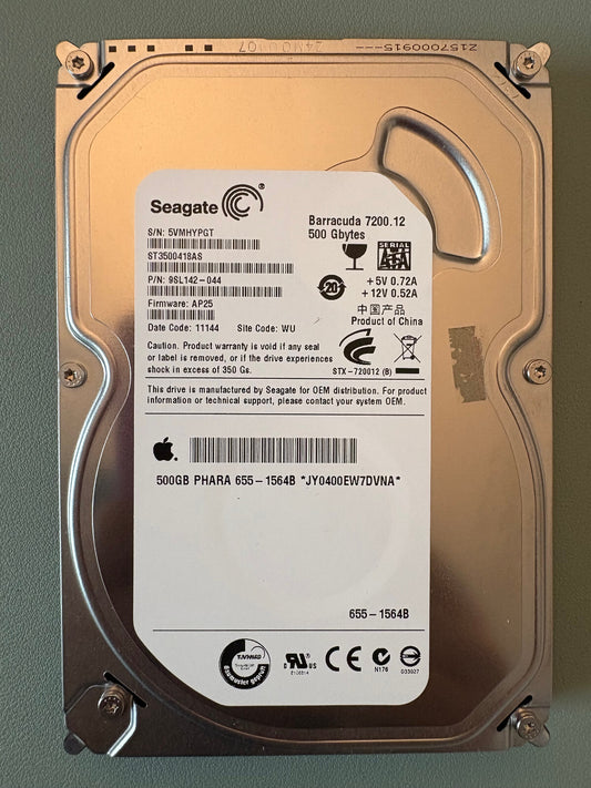 Seagate Barracuda ST3500418AS 500GB 3,5" SATA Festplatte
