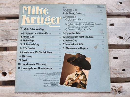 Mike Krüger - Morgens 1x, Mittags 2x - Nachts Sooft Es Geht 12" LP Vinyl 1982