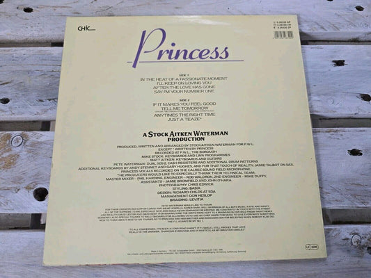 Princess Same 12" LP Vinyl 1986