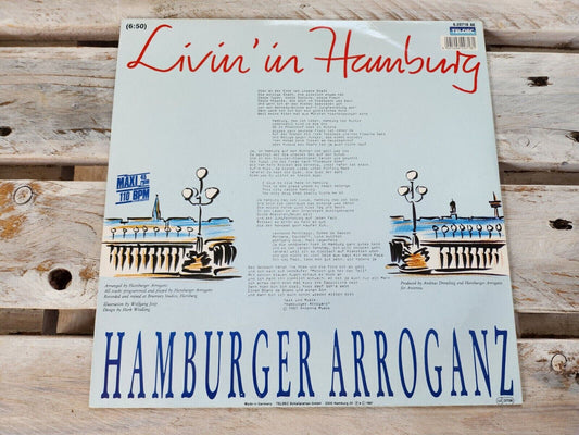 Hamburger Arroganz - Livin' In Hamburg 12" Maxi Vinyl 1987