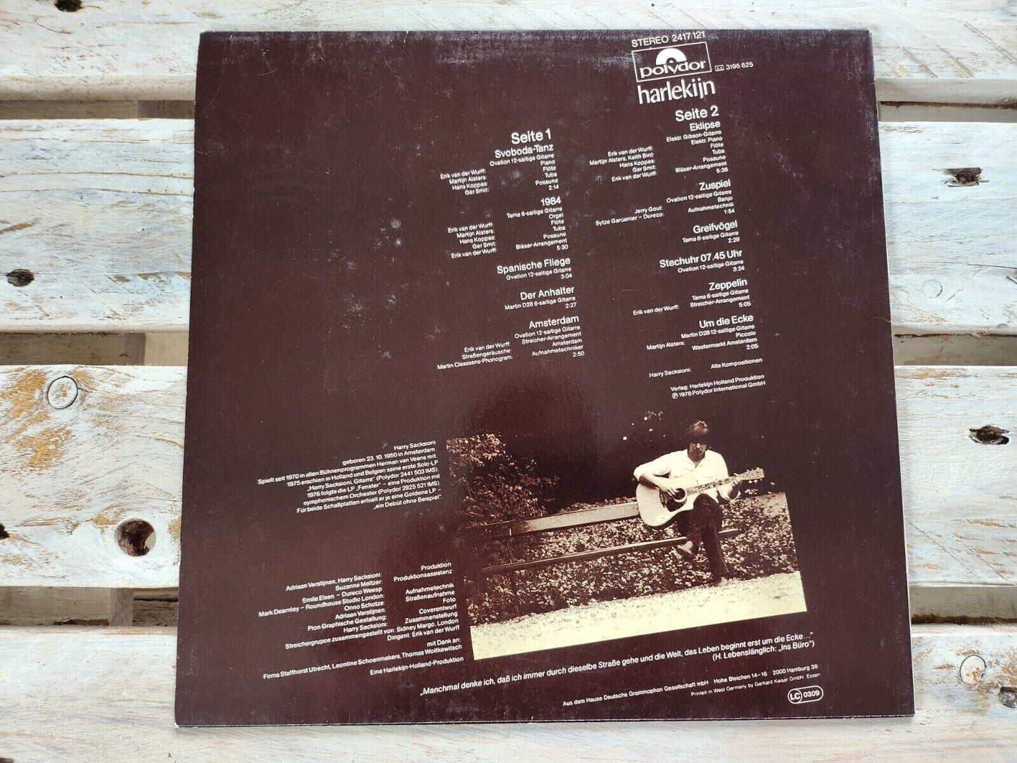 Harry Sacksioni - Amsterdam 12" LP Vinyl 1978