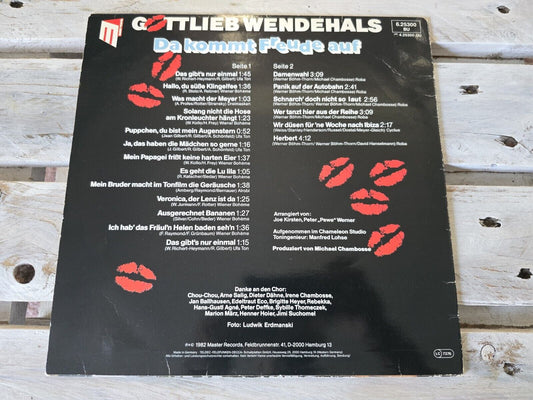 Gottlieb Wendehals - Da kommt Freude auf 12" LP Vinyl 1982