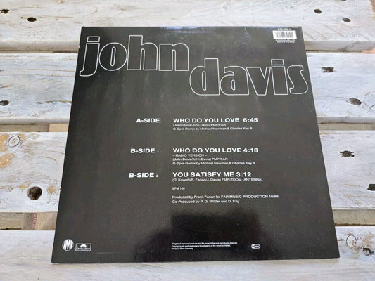 John Davis - Who Do You Love 12" Maxi Vinyl