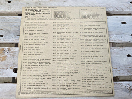 Jelly Roll Morton - The Saga of Mister Jelly Lord Vol 1 12" LP VInyl 1973
