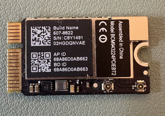 Carte Wi-Fi AirPort 607-8822 pour Apple MacBook Air 13 A1369, mi-2011