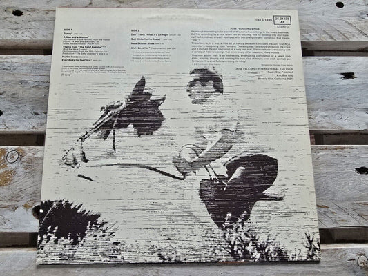 Jose Feliciano - Sings 12" LP Vinyl 1972
