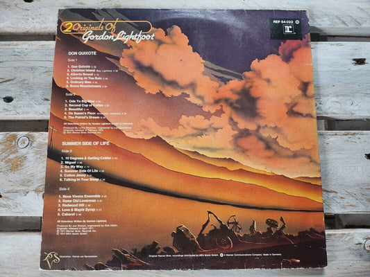 Gordon Lightfoot - 2 Originals of Gordon Lightfood 2x 12" LP 1974