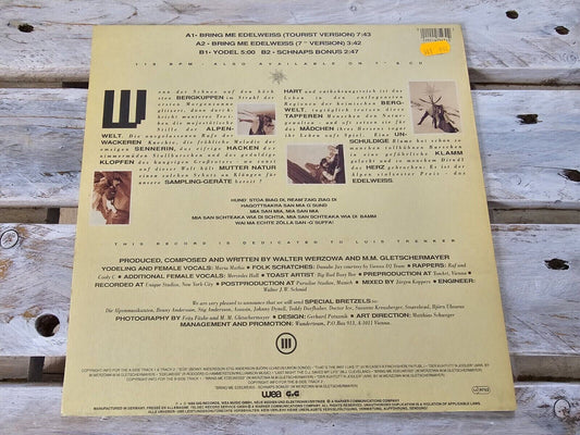 EDELWEISS - Bring Me Edelweiss 12" Maxi Vinyl 1988