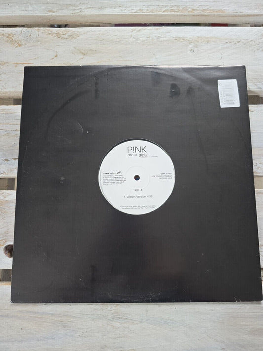 PINK Most Girls PROMO 12" (2000 Arista 74321 779581) Rare Promo 12"