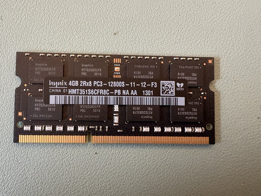 Mémoire RAM DDR3 Hynix HMT351S6CFR8C-PB SO-Dimm 4 Go (1x4) PC3-12800S 1600 CL11