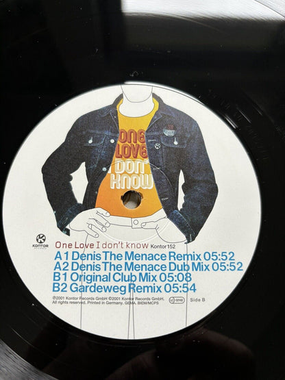 One Love - I Don´t Know / 12 Maxi Vinyl 4 Remixe