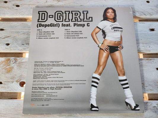 Brooke Valentine feat. Pimp C - D-Girl (DopeGirl) 12" Maxi Vinyl 2006