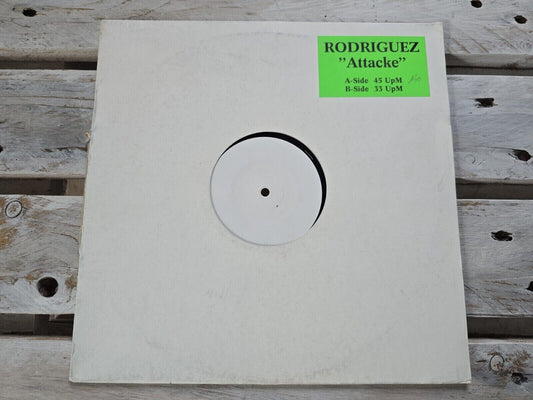 Rodriguez - Attacke 12" Maxi Vinyl 1995 White Label