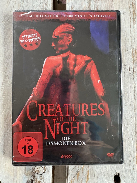 Creatures of the Night - Die Dämonenbox [12 Horrorfilme 4 DVD] Neu & OVP FSK18