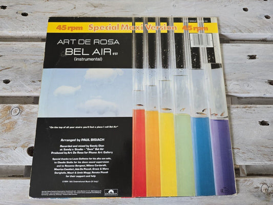 Art De Rosa – Bel Air 12" Maxi Vinyl Polydor 821 338-1 1984