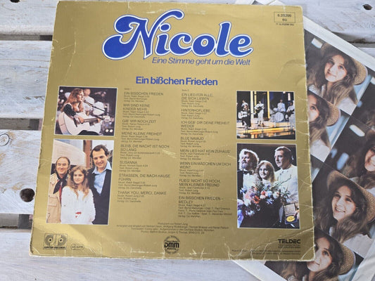 Nicole - Ein bißchen Frieden Jupiter Records 6.25200 12“ LP Vinyl 1982