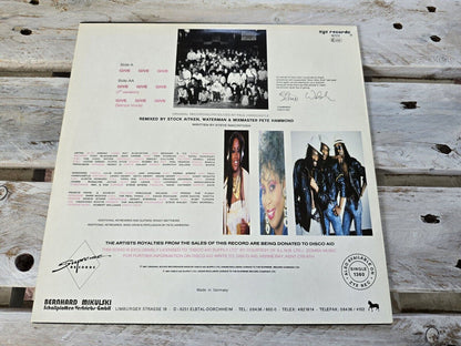 Dance Aid - Give Give Give 12" Maxi Vinyl 1987