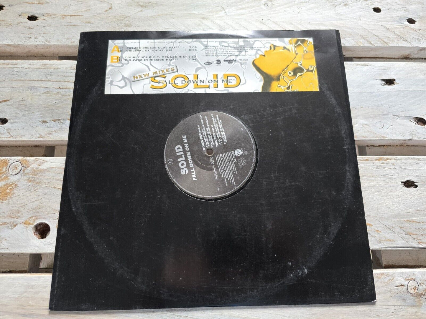 Solid - Fall Down On Me (New Mixes) 12" Maxi Vinyl 1996
