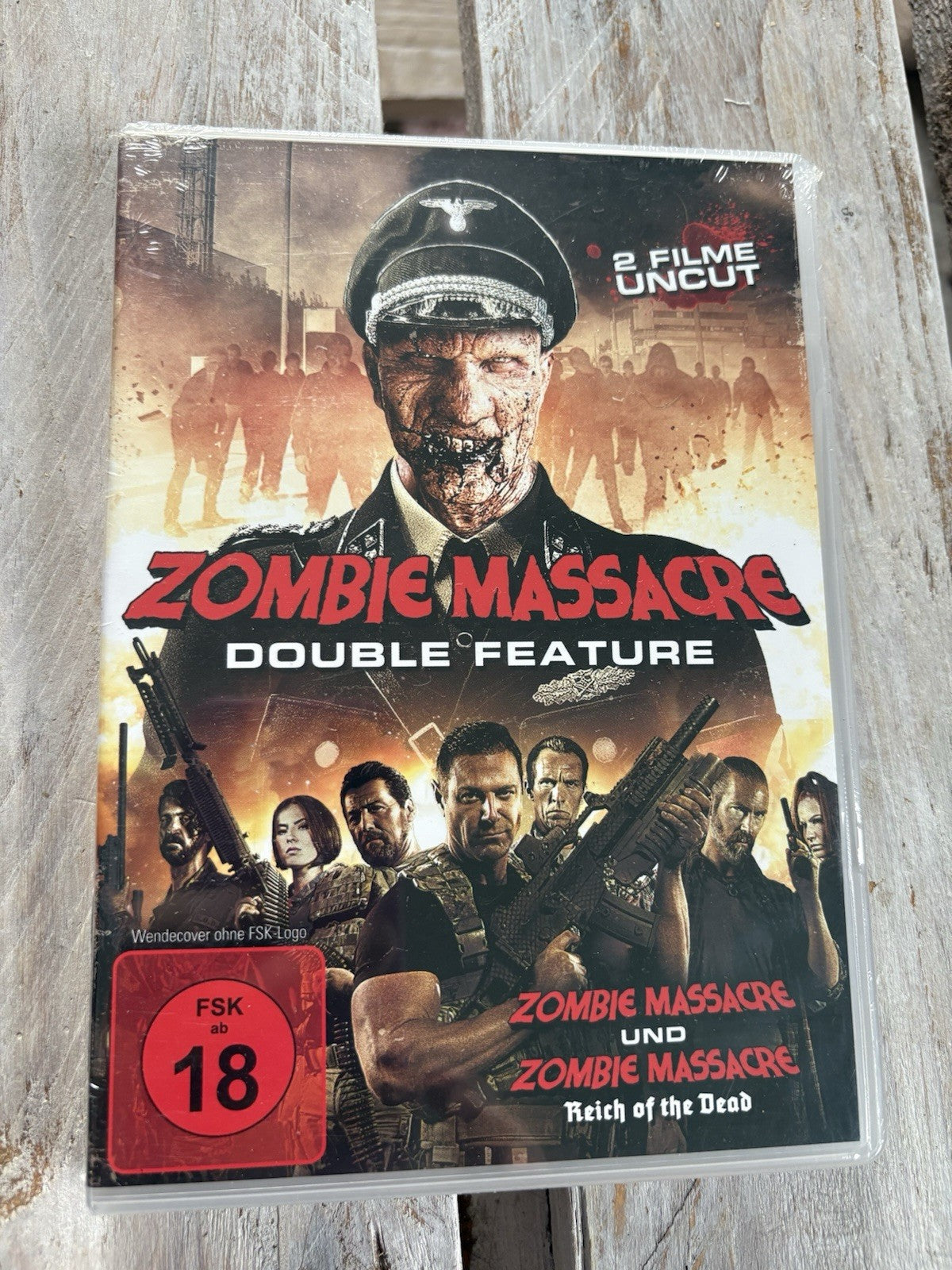 Zombie Massacre Double Feature [2 DVDs] Neu und OVP FSK18